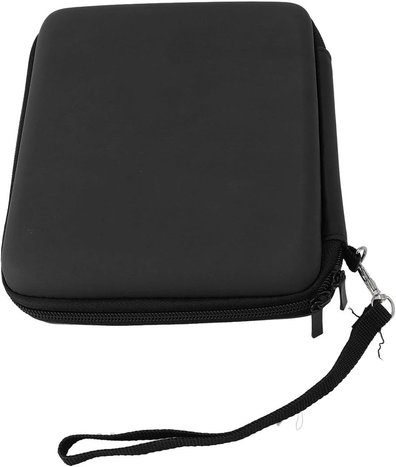 ciciglow Protective Hard Shell Travel Carrying Case for 2DS with 8 Game Card Holders, Shockproof Dust Proof, Soft Interior, Portable Strap, Lightweight Design, Inner Mesh Pocket (Black) - Image 1